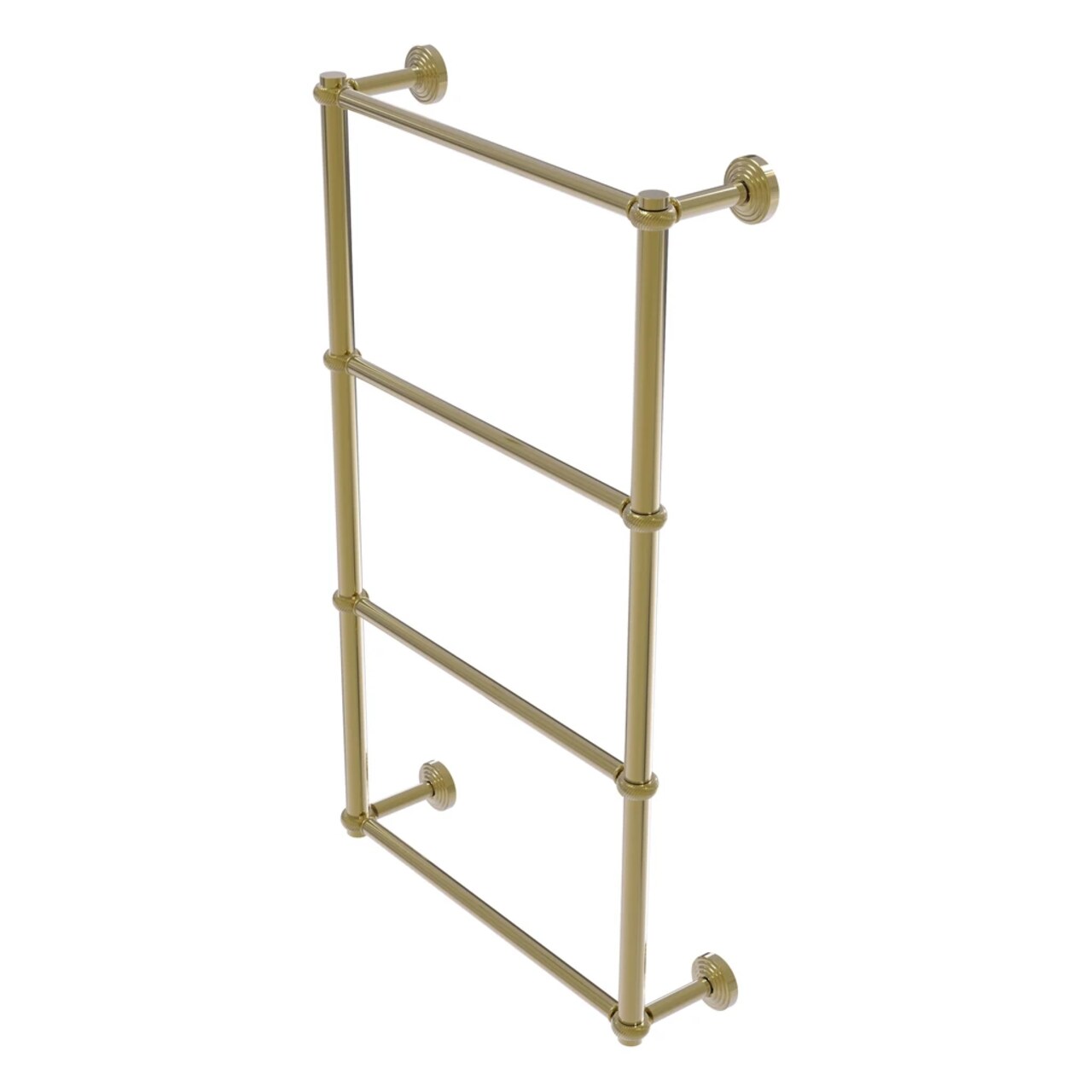 Waverly Place Collection 4 Tier 36 Inch Ladder Towel Bar With Twisted Detail - Wp-28T-36-Unl